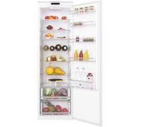 Hoover HOMS518EWK Integrated Tall Larder Fridge 316L Total Capacity, White, E Rated