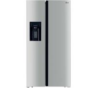 Hoover HOSS3T918EIXK side-by-side refrigerator Freestanding 556 L E Silver