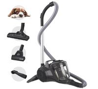 Hoover HP1 Pet Powerful Cylinder Vacuum Cleaner with Pet Hair Tool Bagless, ...