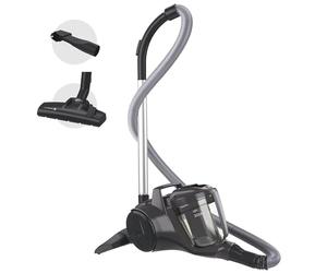 Hoover HP1 Powerful Cylinder Vacuum Cleaner - Bagless, Small, Lightweight, Corded with Washable EPA Filter, Large 2L Bin Capacity, Onboard Accessories, 7.5m Working Radius, 700w [HP105HM]