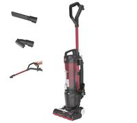 Hoover HU300 Upright Vacuum Cleaner, Multi-Cyclonic, Lightweight and Steerable for Carpet and Hard Floors, Washable Hepa H13 Filter, Onboard Accessories, Corded, 850w [HU300RHM]