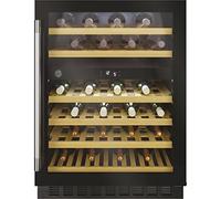 Hoover HWCB 60D UKBM/N Wine Chiller - Premium Dual Zone Wine Cooler with 46 Bottle Capacity Black Finish