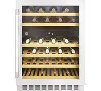 Hoover HWCB 60D UKSSM/N Wine Chiller - Freestanding Dual Zone Wine Cooler, 46 Bottle Capacity, Stainless Steel Finish
