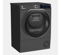 Hoover H-Dry 500 9kg Heat Pump Tumble Dryer - A+++ Rated Quiet Wi-Fi Connected - Graphite