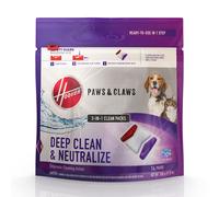Hoover Paws & Claws Clean Packs, Sea Breeze Scent, Pre-Measured Concentrated Pack Solution, Tackles Tough Pet Messes & Stains, Pair Full Size Carpet C