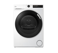 Hoover Pro Dry Series 3 9kg Freestanding Heat Pump Tumble Dryer, A++ Rated, AI Smart Move, hOn App, 15 Programmes, Hygiene Cycle, White & Black Door, 60x60x85 cm - HBR 9N2BX-80