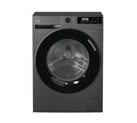 HOOVER Pro Wash Series 3 Washing Machine, 10kg, 1400 rpm, A-20 percent Energy Class, 16 Programmes, XL Soft Drum, WIFI Connected, Graphite-Black Door, 55x60x85 cm -HBR 410BL8G-80