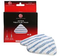 Hoover 35601658 AC33 Textile Pads (2), Zinc, White, Blue, Grey