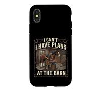 Hooves Hoof Trimming Equine Horse Riding Have Plans Farrier Case for iPhone X/XS