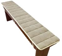 Hoowarm Bench Cushion Kitchen 80/120/100/150/180cm Outdoor Indoor Seat Cushions 2/3 seater Non-Slip Seat Pad for Bay Windows, Garden, Patio, Long Chairs, Swings & Porch Furniture(4,30x180x1.5cm)
