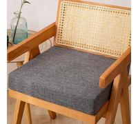 Hoowarm Chair Cushion Kitchen, Memory Foam Chair Pads, 25/28/30/35/40/45/50/55/60cm Non-Slip Chair Pads，Outdoor Indoor Seat Cushion, Removable for Dining Office Garden Chair(Colour1,55x55x8cm)