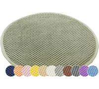 Hoowarm Seat Cushions Kitchen, 30/35/40/45/50cm Washable Round Chair Pads for Office, Garden, Tatami & More - Indoor & Outdoor Use - Home Furniture Decoration Stool Pads(A8,35cm/13.7in)