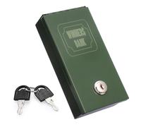 Hoowen Metal Box for Gambler, Winners Bank Casino Box with Slot and Key