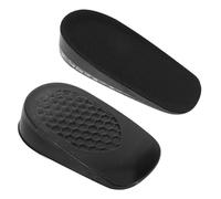 HOOWIFFY 1 Pair Height Increasing Shoe Inserts Height Increasing Half Insole for Men Black Pu Silicone Shock Absorption Relieves Foot Fatigue Comfortable Elevator Insoles for Weddings