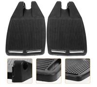 HOOWIFFY 1 Pair Universal Wheelchair Footrest Leg Rest for Wheelchair Plastic Pedal Patterns Relieves Physical Strength Reduces Burden of Caregivers Mobility Aid