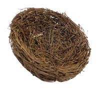 HOOWIFFY 10 Inch Handmade Rattan Bird Nest with Multi-functional Design and Easy to Install Features, Garden Landscape Decor and Photo Prop for Birds