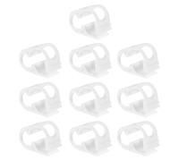HOOWIFFY 10 Pcs Adjustable Silicone Tube Clamps Hose Fitting Clamps with Easy Single Hand Operation for Water Piping and Siphoning