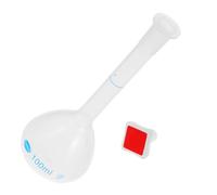 HOOWIFFY 100ml Science Flask Volumetric Flask Water Sample Bottle Visibility Plastic Laboratory Bottles Versatile Use for Chemistry Laboratory