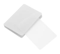 HOOWIFFY 100pcs Laminating Sheets Plastic Sheets PVC Self-Adhesive Waterproof Laminating Material for Photo Studios and Home Use Protecting Labels and Photos