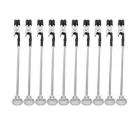 HOOWIFFY 100pcs Magnetic Painting Clamps Metal Alligator Clips with Stable Base and Secure Grip for Model Assembly and Small Hobby Crafts, Sturdy Abs and Metal Mini Crafting Clamps