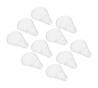 HOOWIFFY 10pcs Cosmetics Brush Protector Shaped Brush Cover Protective Cover Saves Space Travel Makeup Bag