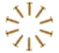 HOOWIFFY 10pcs Gold Clipper Housing Screws Replacement Screws for Electric Trimmer Repair Compatible with Wahl Sturdy Fixing Accessory for Maintenance