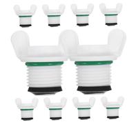 HOOWIFFY 10pcs Leakproof Rubber Hot Water Bottle Replacement Caps Sealing Stoppers for Water Sacks Leak Preventing Plugs Family Safety Insulation Use