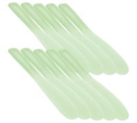 HOOWIFFY 10pcs Silicone Cosmetic Spatulas for Face Mask Mixing and Makeup Application, Convenient to Hold Beauty Tools for Professional Beauty Shop Use and DIY