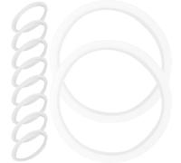 HOOWIFFY 10pcs Storage Jar Lids Sealing Rings Replacement Silicone Rings Silicone Material Easy to Maintain Not Easy to Break for Bottles and Jars Store Vegetables and Hand-made Products