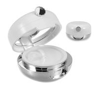 HOOWIFFY 13g Empty Lip Mask Jars Lip Mask Container Sleek Modern Design Even Application for Travel and Office Mirror Lid