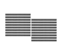HOOWIFFY 18pcs Graphite Electrode Rods with Burr-free Surface and Versatile Sizes, Black Carbon Sticks for Electrochemical Studies and Physics Experiments, for Education and Laboratory