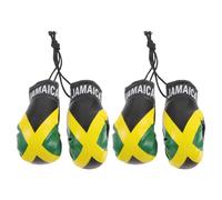 HOOWIFFY 2 Pairs Realistic Boxing Gloves Decoration Hanging Ornament with High Realism and Eyecatching Design, Pvc Material Small Flag Boxing Gloves for Home and Retail Display Christmas