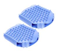 HOOWIFFY 2 Pcs 360-degree Rotating Seven Balls Massage Roller Brush for Body Muscles and Hands, Silicone and Stainless Steel Material, Reduces Fatigue and Increases Sensory Awareness,