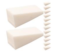 HOOWIFFY 20Pcs Gradient Nail Art Sponges Manicure Sponge Tools for Smooth Color Transfer Lightweight Cosmetic Makeup for Nail Design and Face Blending