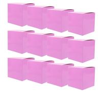 HOOWIFFY 20pcs Portable Paper Jewelry Boxes for Wrapping, Fine Workmanship Square Purple Party Favor Boxes, for Jewellery Storage and Presentation