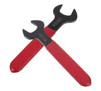 HOOWIFFY 2pcs Er11a CNC Wrench for Er11a Tool Holders and Spindle Nuts, Metal Construction with Anti-Slip Handle, Compatible with CNC Milling and Maintenance Tasks