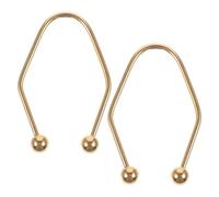 HOOWIFFY 2pcs Facial Dimples Trainer Made of Stainless Steel with Adjustable Design for Developing Natural Dimples, Stylish and Elegant Face Sculpting Tool for Different People