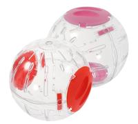 HOOWIFFY 2pcs Hamster Exercise Balls for Small Pets Ventilation Holes and Lock Design Sturdy Pp Material Running for Hamsters and Dwarf to Stay Active Indoors