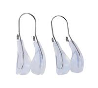 HOOWIFFY 2pcs Nose up Clip Nose Lifting Clip Beauty Tool Silicone Straighten Nasal Bridge Comfortable Design Does Not Affect Work White for Daily Use