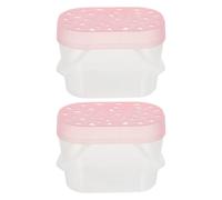 HOOWIFFY 2pcs Portable Plastic Small Pet Carrier Boxes for Hamsters and Reptiles Hand-held Easy to Carry Travel Cases Suitable for Small Pets and Climbing