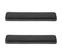 HOOWIFFY 2pcs Replacement Armrest Pads for Manual Wheelchairs and Office Chairs Ergonomic Forearm Rest Cushions with Screws, Fits 25mm Tube Diameter and 100mm Hole Distance, Easy