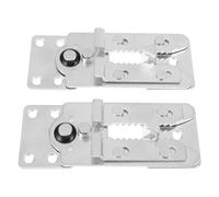 HOOWIFFY 2pcs Sectional Couch Connectors Sofa Connector Clips Made of High Strength Iron with Sl esign for Secure Furniture Connection and Resist Daily Wear Suitable for Couch Beds