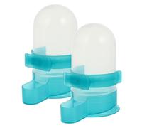 HOOWIFFY 2pcs Water Dispenser Automatic Drinking Bowls Detachable Design Pp Material round Shape Will Not Be Overthrown Simple Style for Birds and Doves