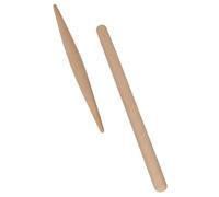 HOOWIFFY 2pcs Wooden Rolling Pins for Baking Dough and Pastry, Sturdy Wood Kitchen Accessories with Strong Corrosion Resistance, for Home Use and Pasta Preparation