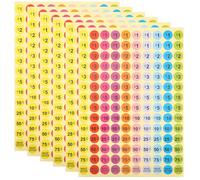HOOWIFFY 30 Sheets Yard Sale Stickers Garage Sale Pricing Stickers Adhesive Paper Material Eye-catching Shape Attract Customer's Attention for Store
