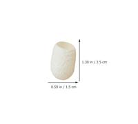 HOOWIFFY 30pcs Natural Silk Facial Cleansing Balls for Face Cleaner Exfoliating Soft Silkworm Shell Scrubs for Sensitive Skin and Makeup Removal