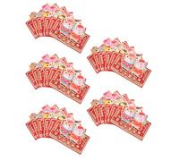 HOOWIFFY 30pcs Red Money Envelopes for 2026 Chinese New Year Cute Cartoon Horse Design Horizontal Red Packets Made of Thicker Paper, Easy to Carry and Securely Gifting Lucky Money