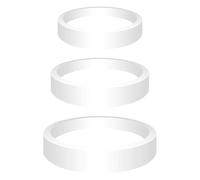 HOOWIFFY 3pcs Betta Feeding Ring: Aquarium Fish Feeding Ring - Betta Turtle Feed Device - Floating Plant Barrier for Aquariums Pond Fish Seaweed Food Circle