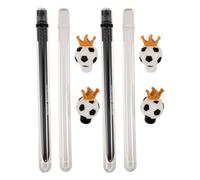 HOOWIFFY 4pcs Creative Football Gel Pen with Magnetic Levitation Design, Smooth Writing Plastic Soccer Ball Shape, Portable and Cute Cartoon Style for Office Creativity Sessions and Special