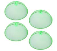 HOOWIFFY 4pcs Metal Mesh Food Dome Covers Iron Food Protector for Drinks and Snacks for Outdoor Party and Bbq Use